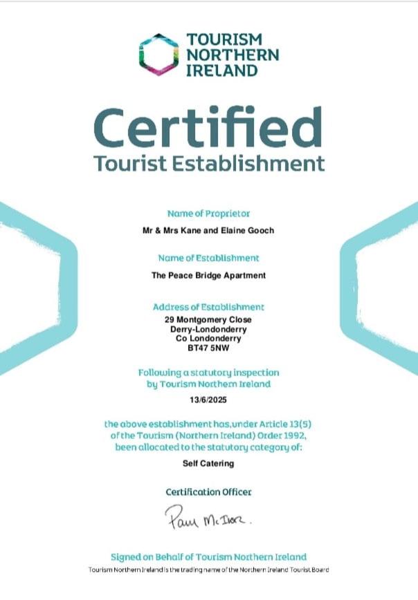 The peace bridge apartment