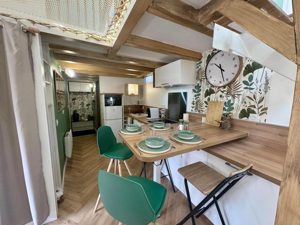 Le Perchoir de Linas, filet suspendu, appartement cosy