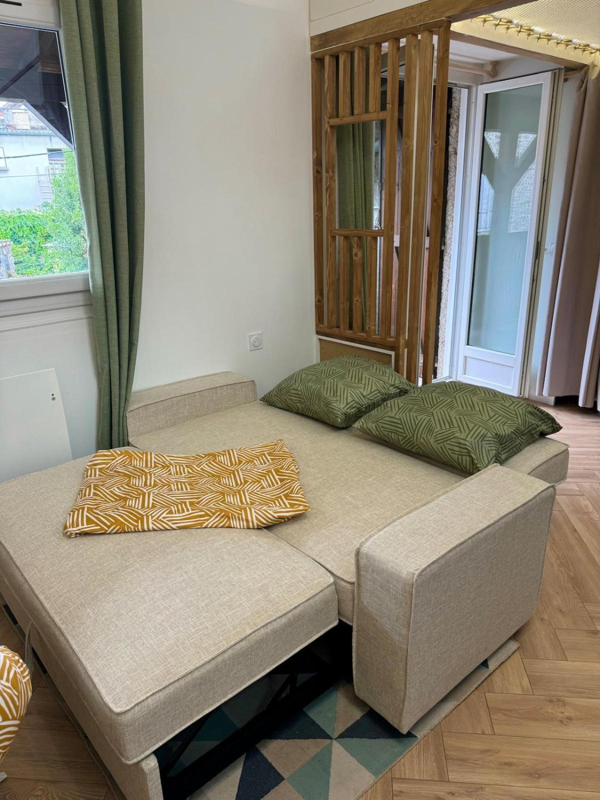 Le Perchoir de Linas, filet suspendu, appartement cosy