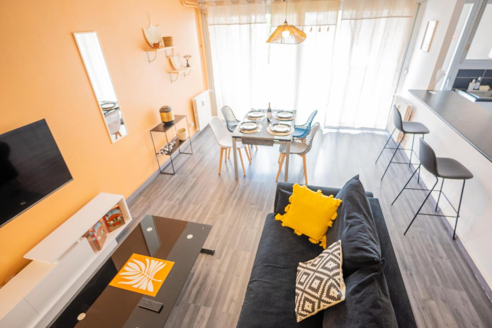 Duplex- T2 Barcelona Pop - Terrasses - Parking - Vue canal