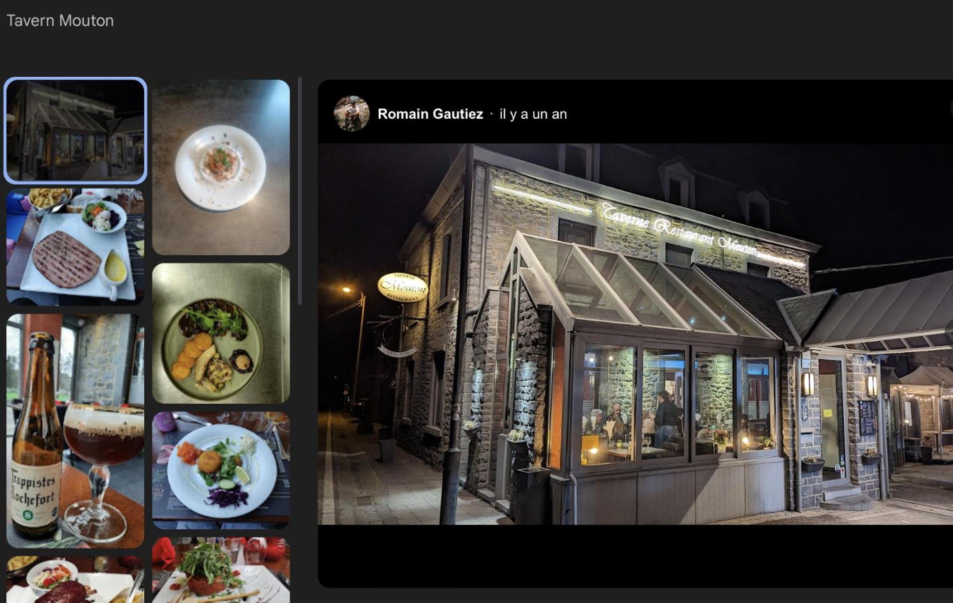 Restaurant/places to eat