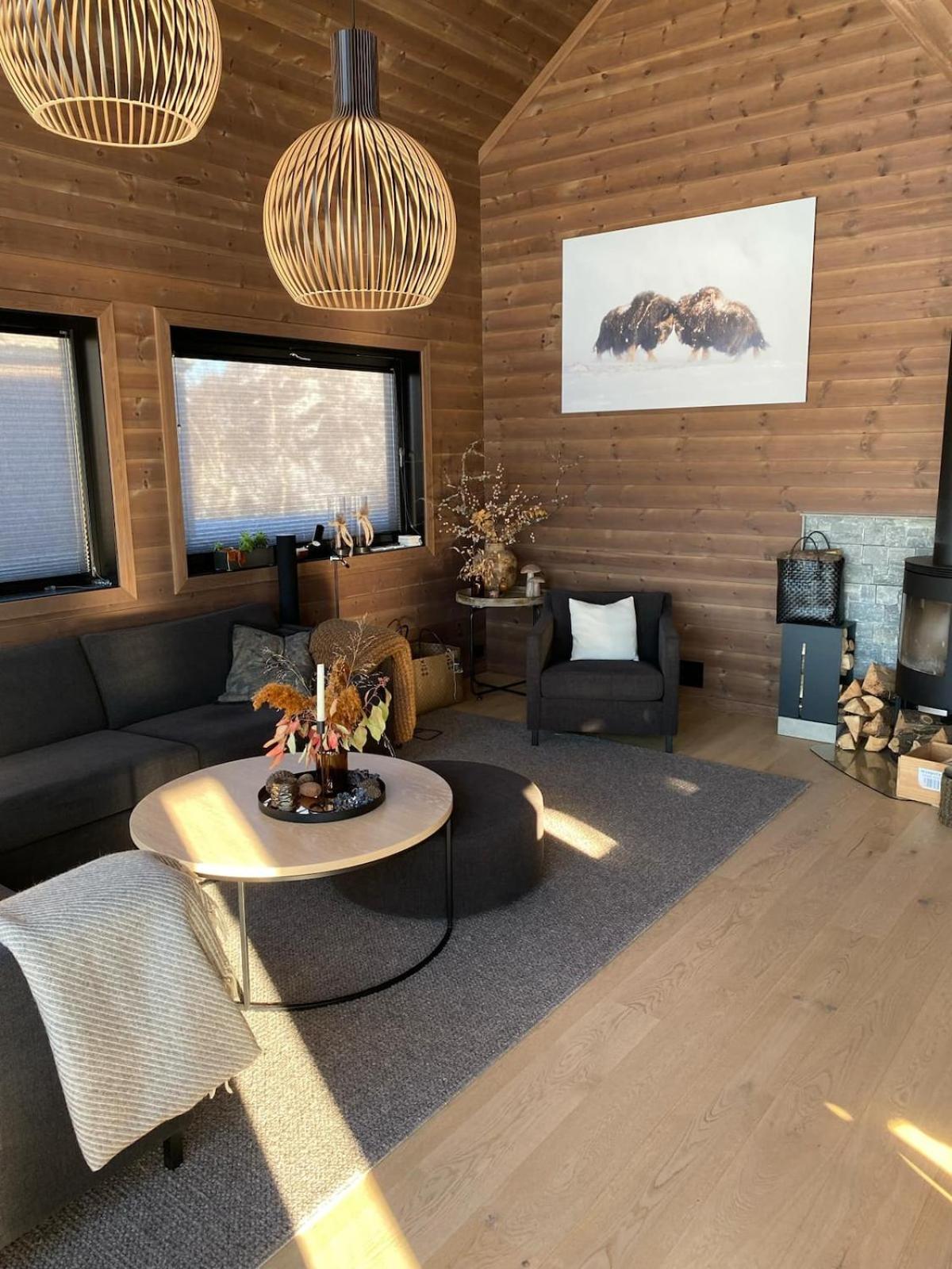 Flott nyere hytte i Sirdal med fantastisk utsikt og solforhold