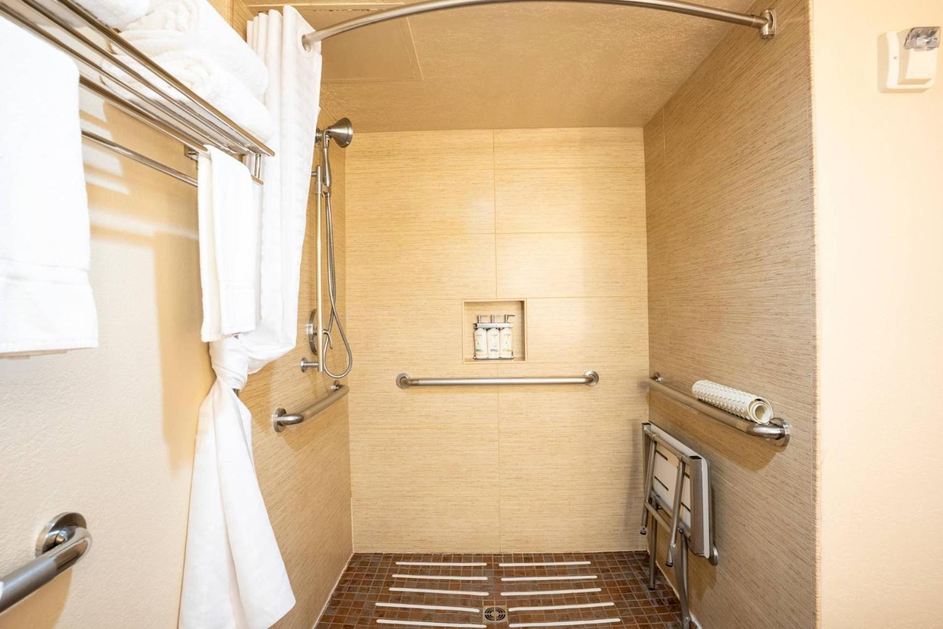 Standard King Room with Mobility Accessible Roll-In Shower