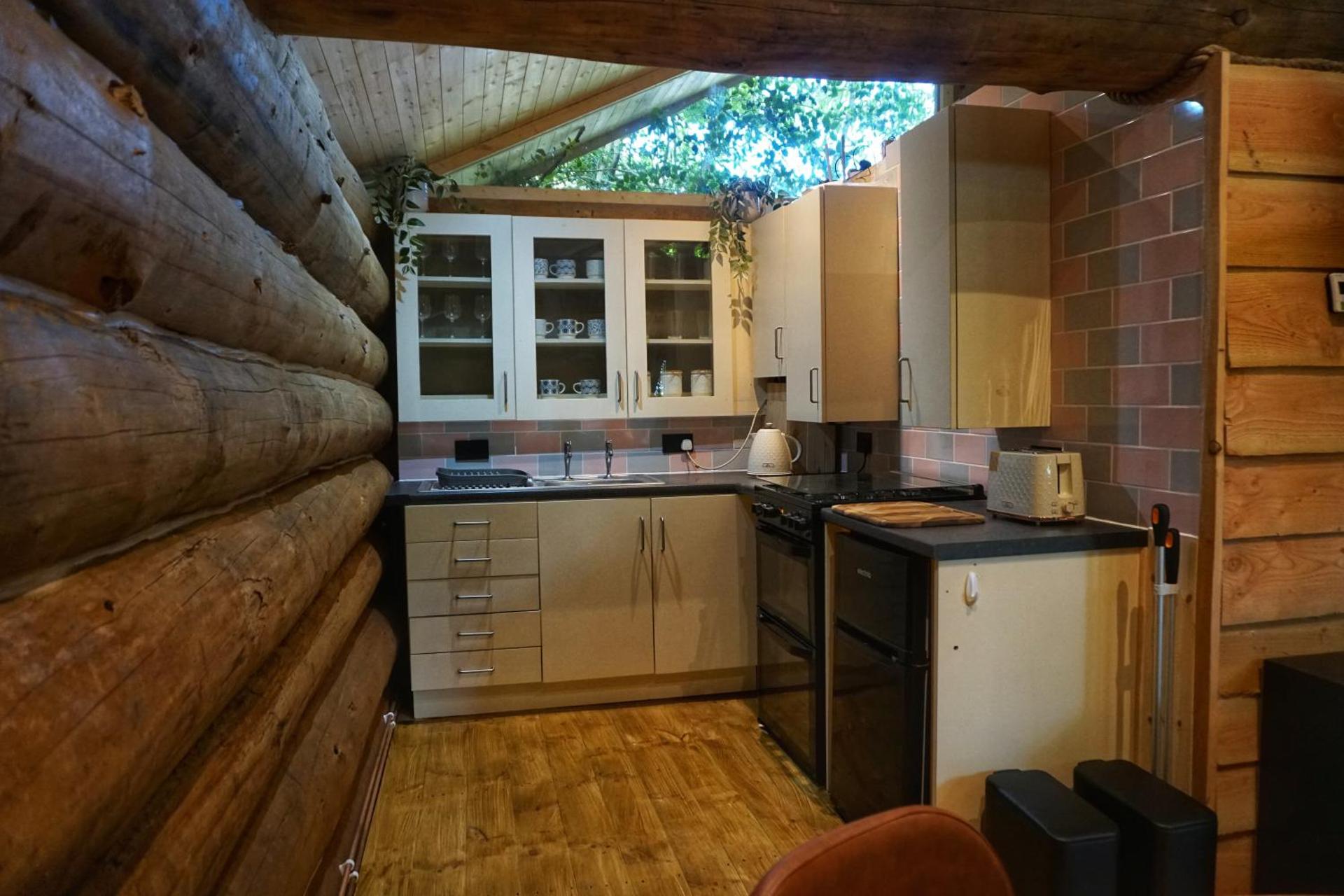 Secluded Hand Crafted Log Cabin
