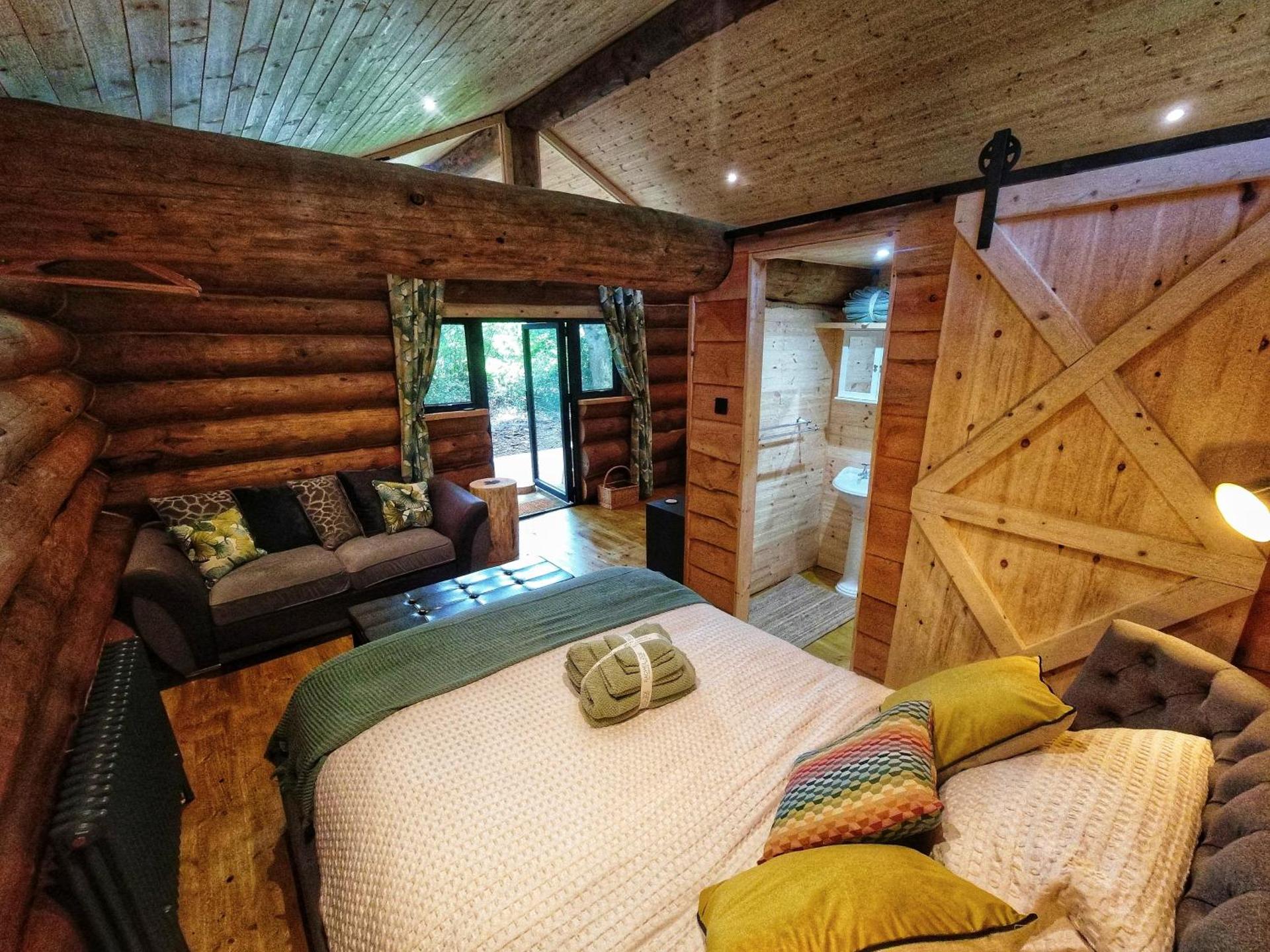 Secluded Hand Crafted Log Cabin