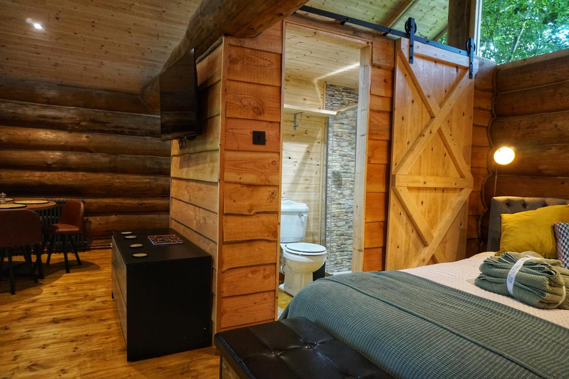 Secluded Hand Crafted Log Cabin