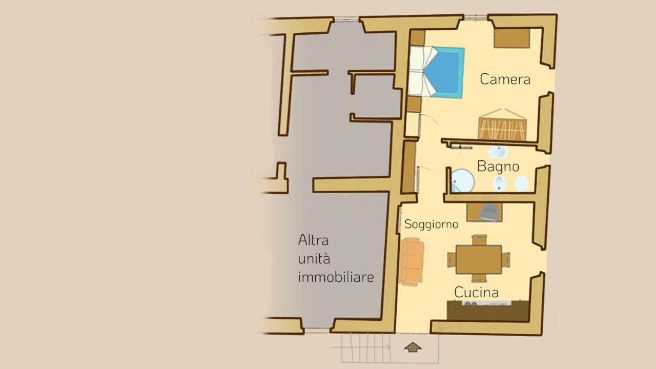 Appartamenti con cucina nelle colline toscane