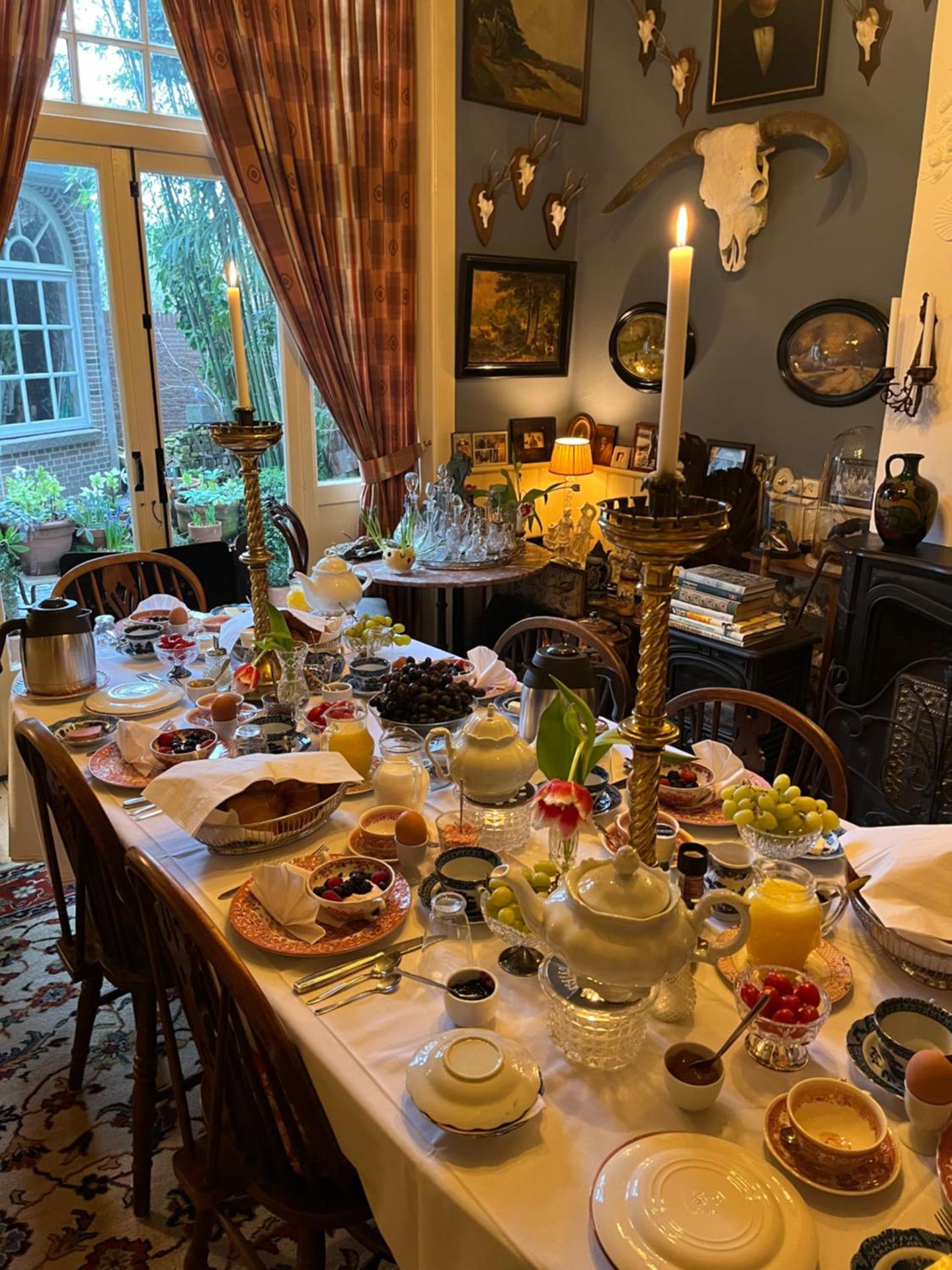 Deventer Heritage en Boutique B&B, museumhuis "De Worp", het huis met de theekoepel, logeren in authentiek historisch erfgoed