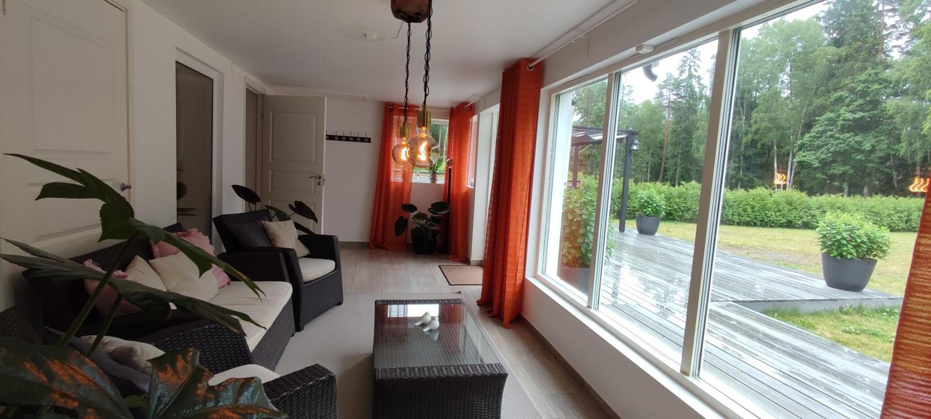 Villa near the lake sauna boat big garden