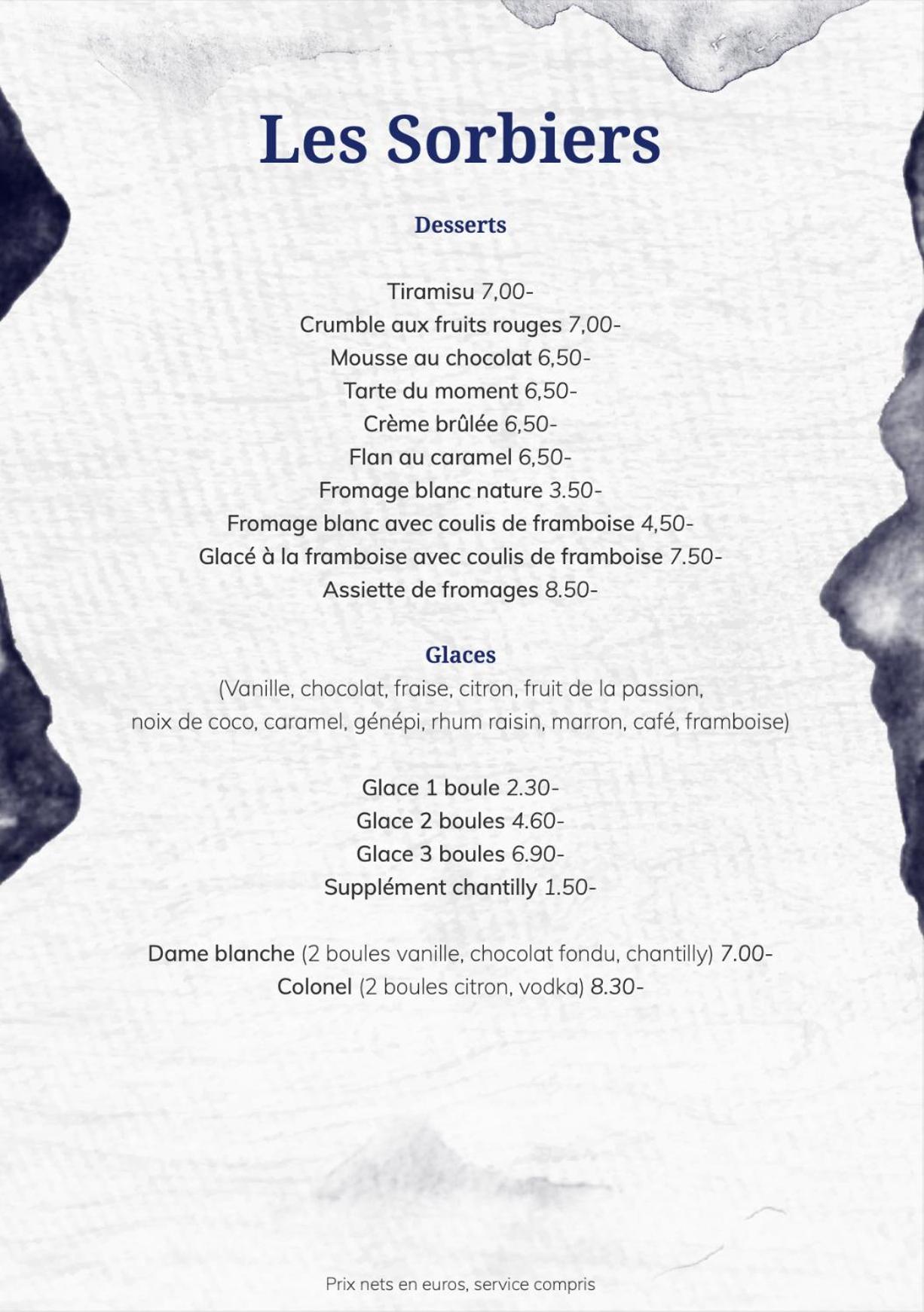 Restaurant/places to eat