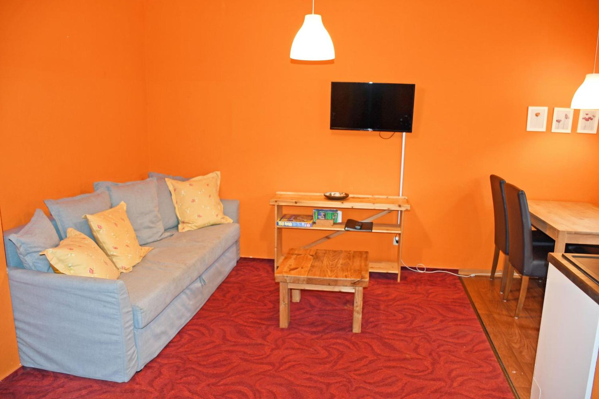 One-Bedroom Apartment with Balcony and Terrace