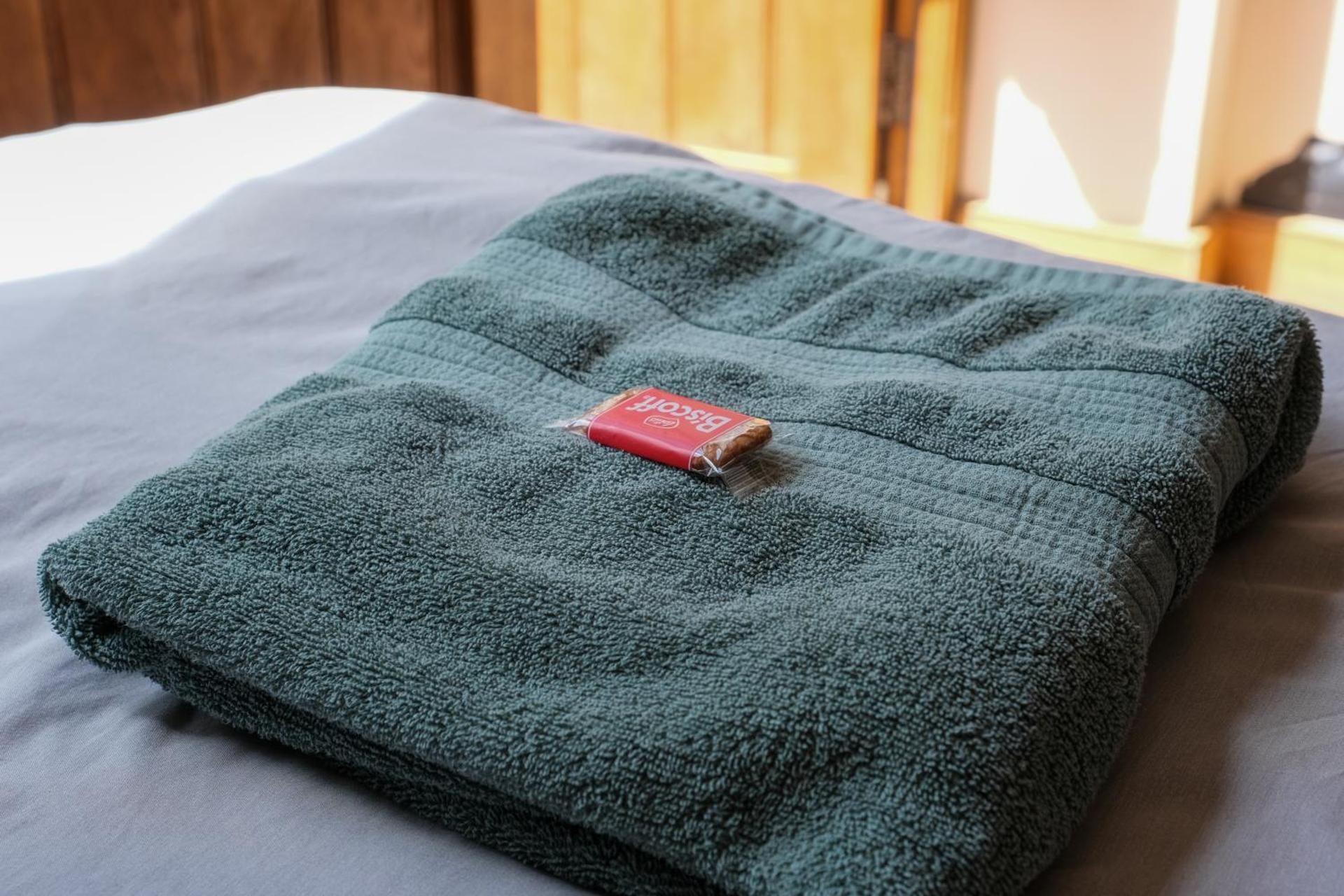 Tweepersoonskamer met 2 Aparte Bedden en Eigen Badkamer