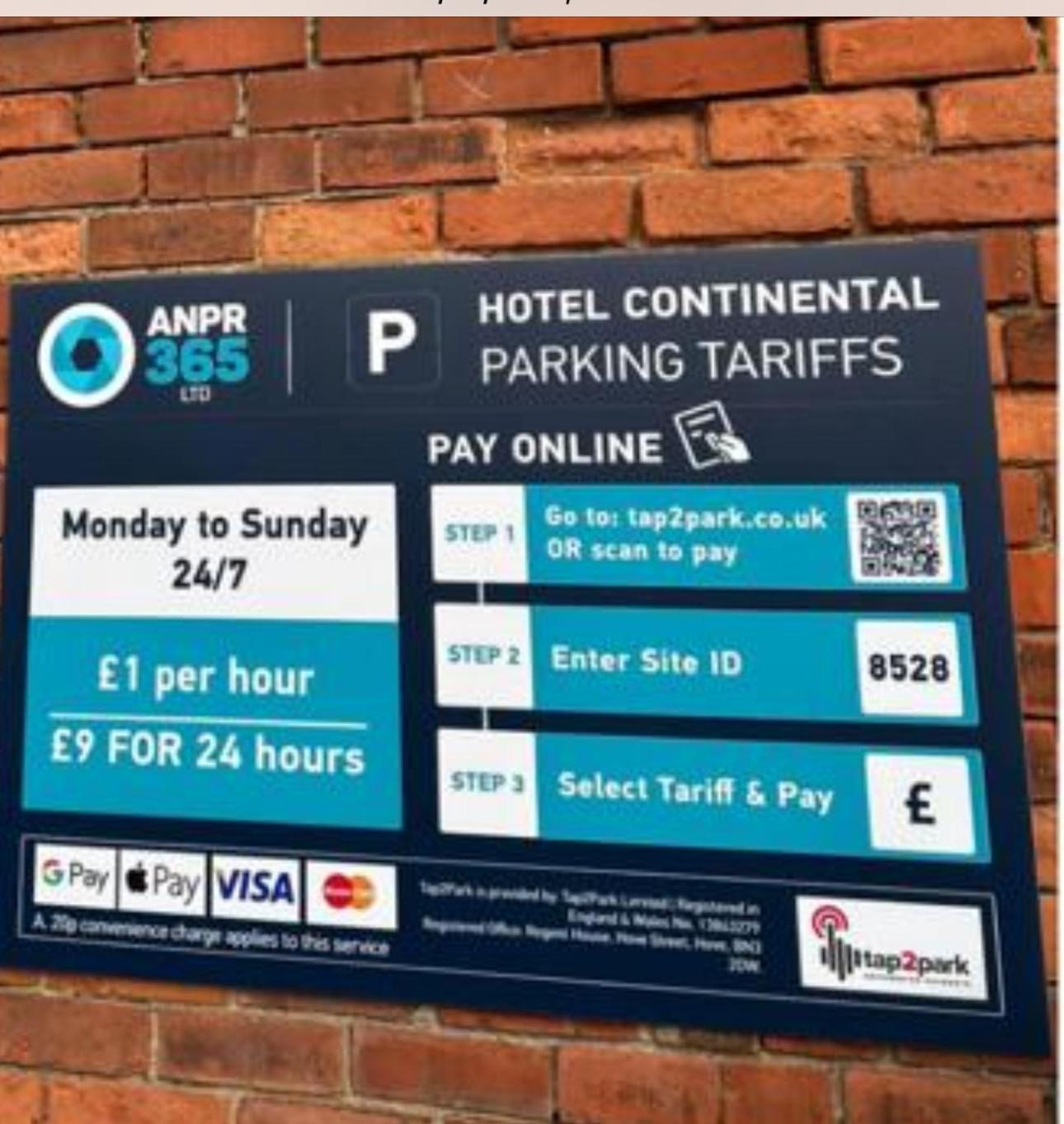 Continental Hotel with access to shared kitchen