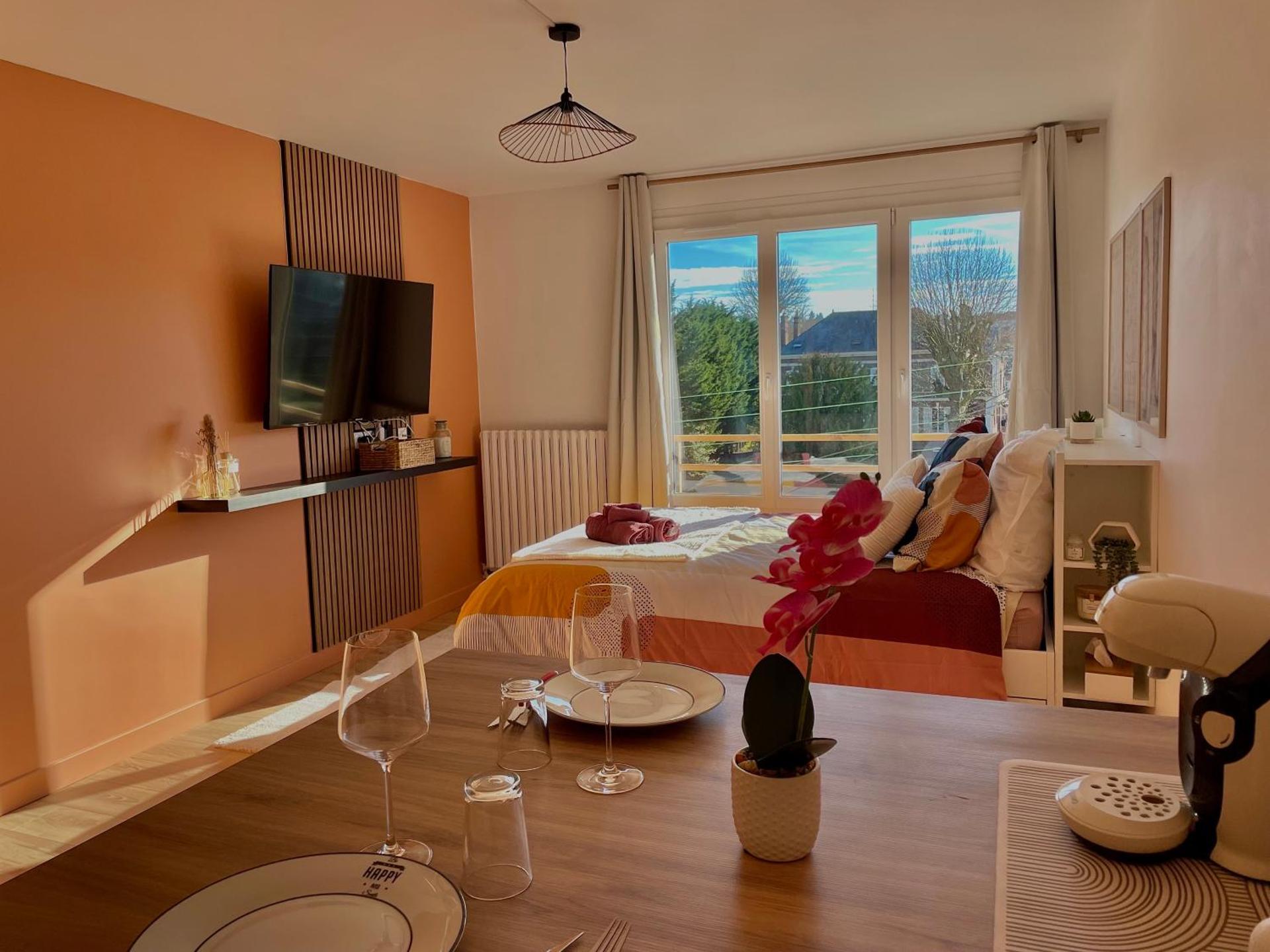 Studio lumineux au cœur d'Evreux