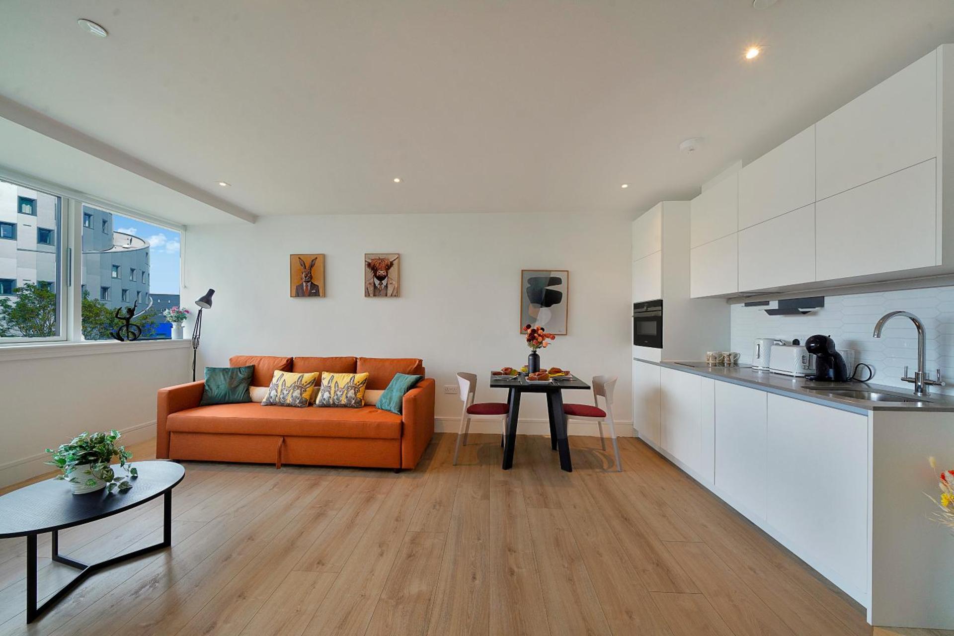 Large Cosy Studio Apartment Next To Stadium With Gym