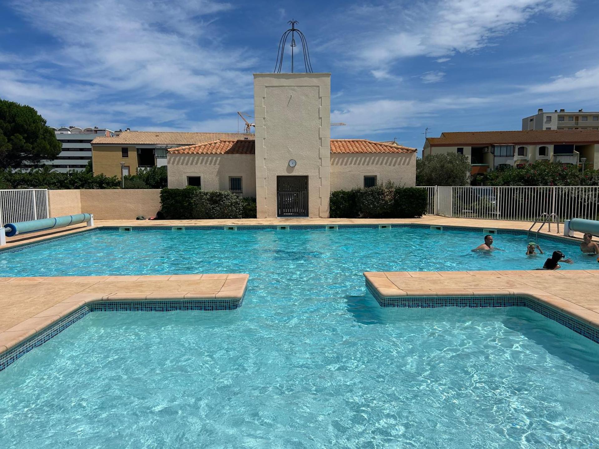 Villa T2 à 100m de la plage, piscine, tennis