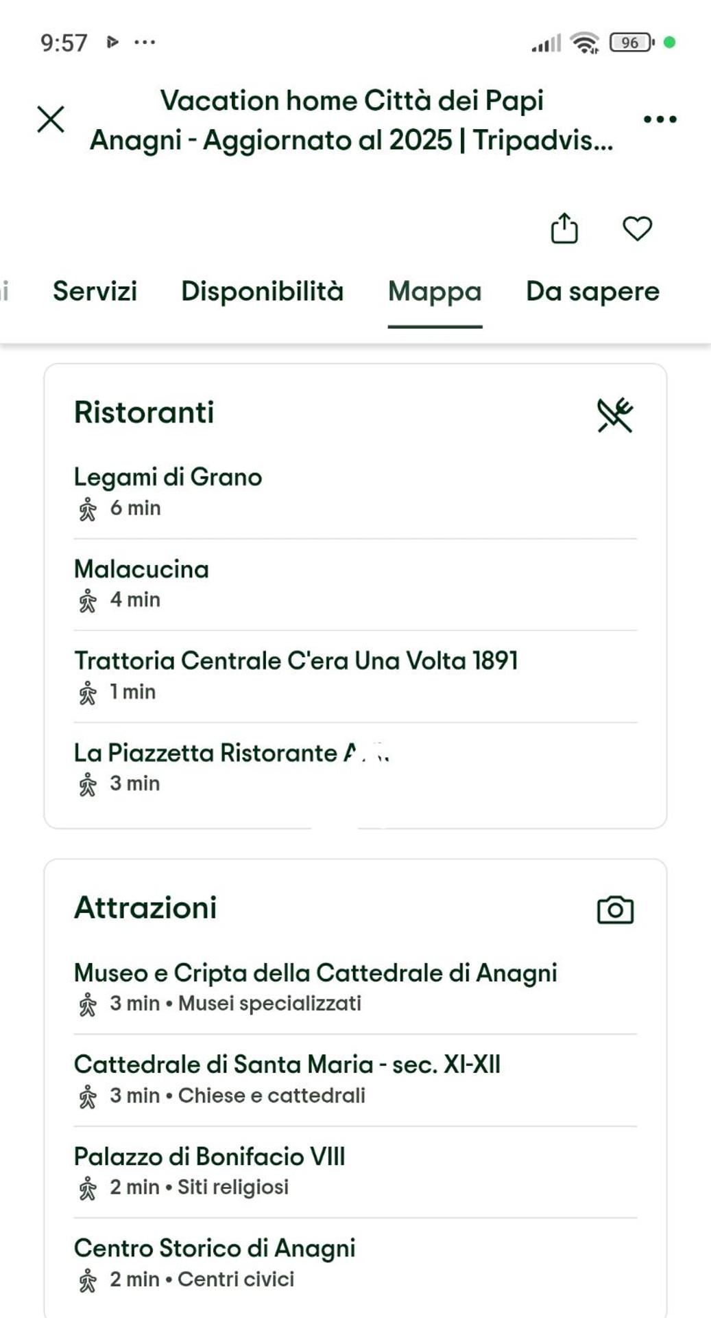 Casa vacanza Città dei Papi Anagni