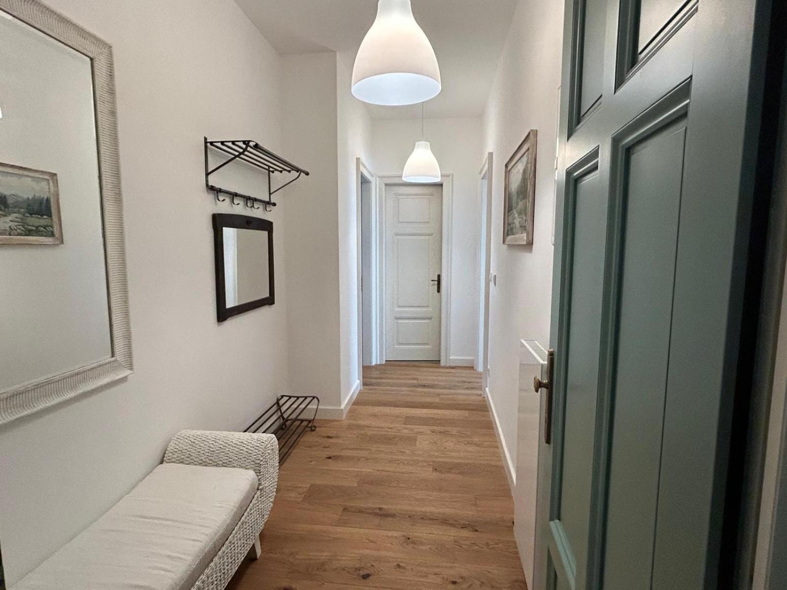 Art Nouveau apartment with garden in Pisek