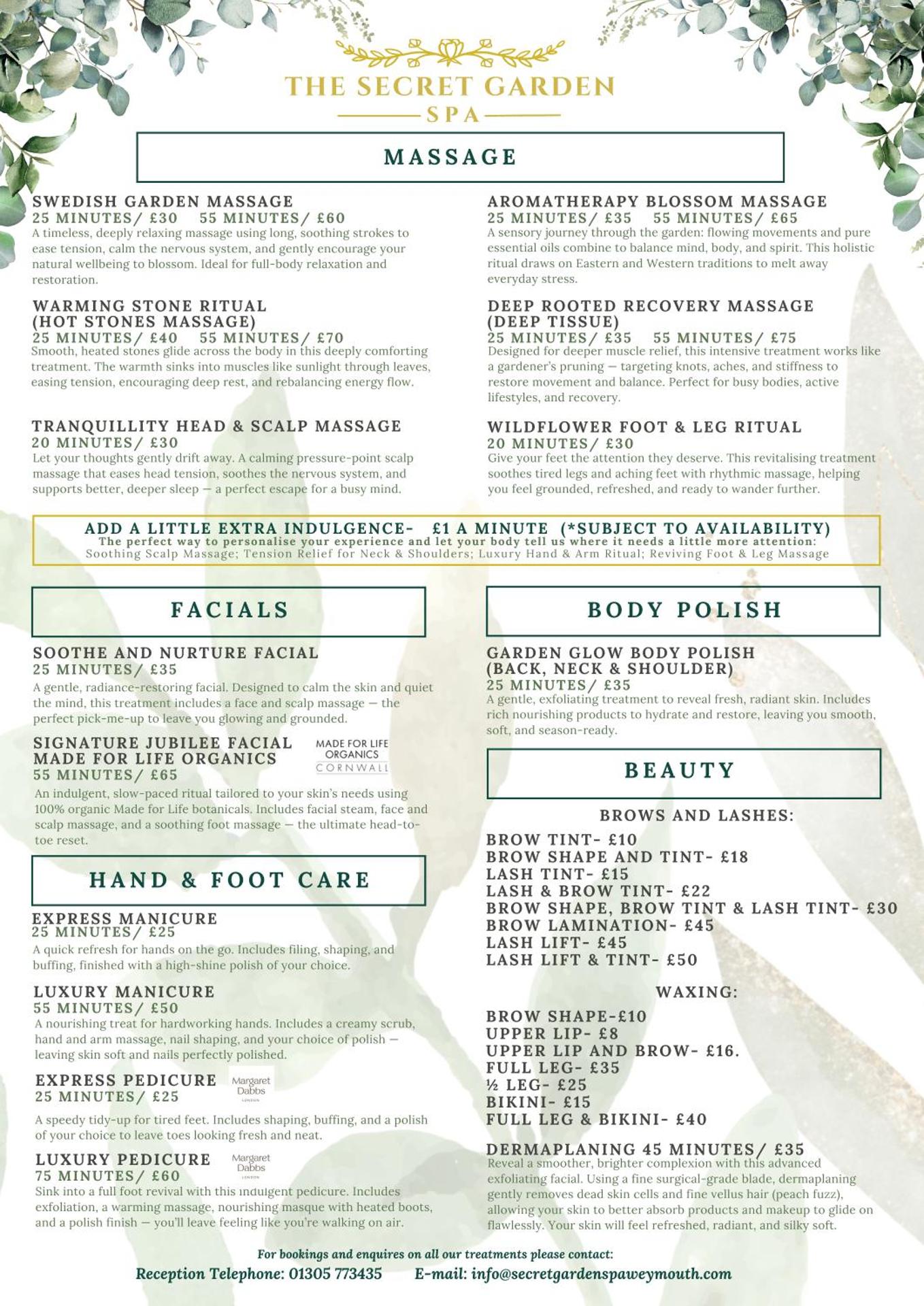 Spa and wellness centre/facilities