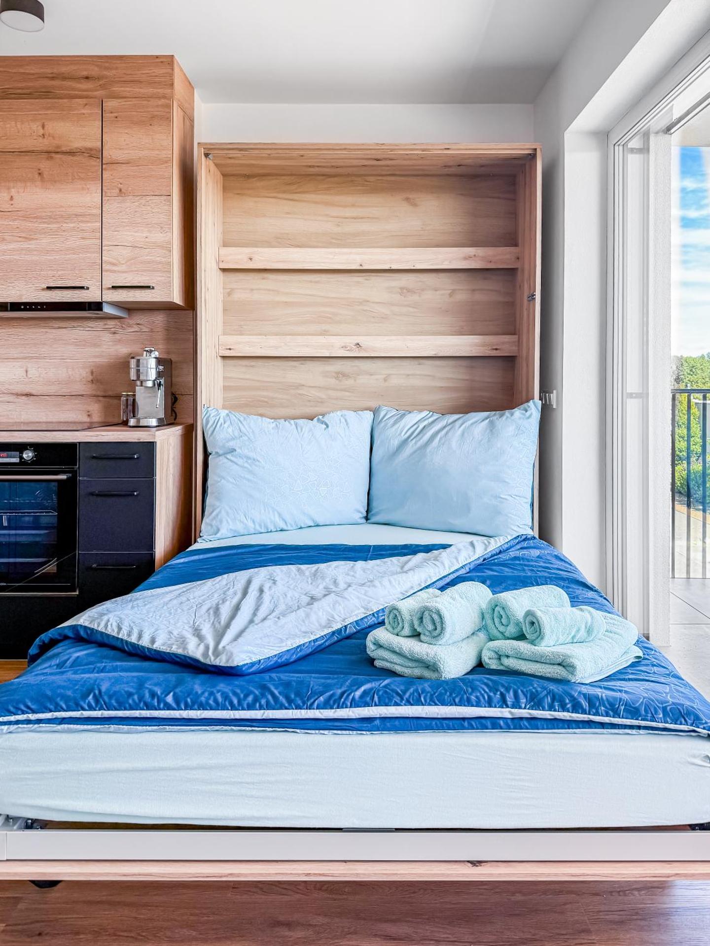 Apartmán s krásným výhledem na jezera a Pálavu