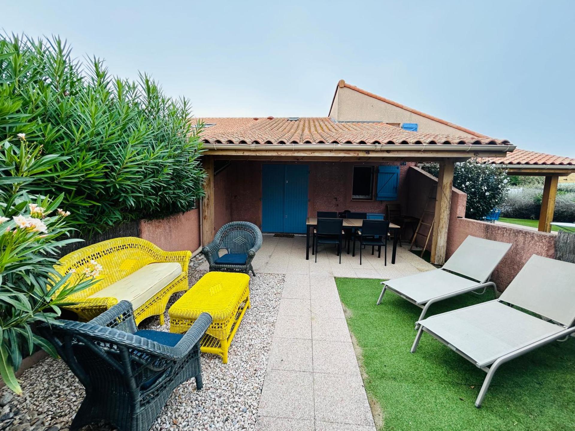 Villa T2 à 100m de la plage, piscine, tennis