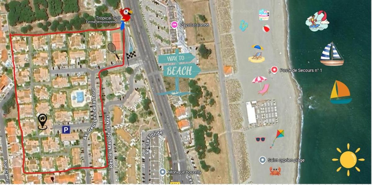 Villa, Piscine-pool 100m Plage-beach