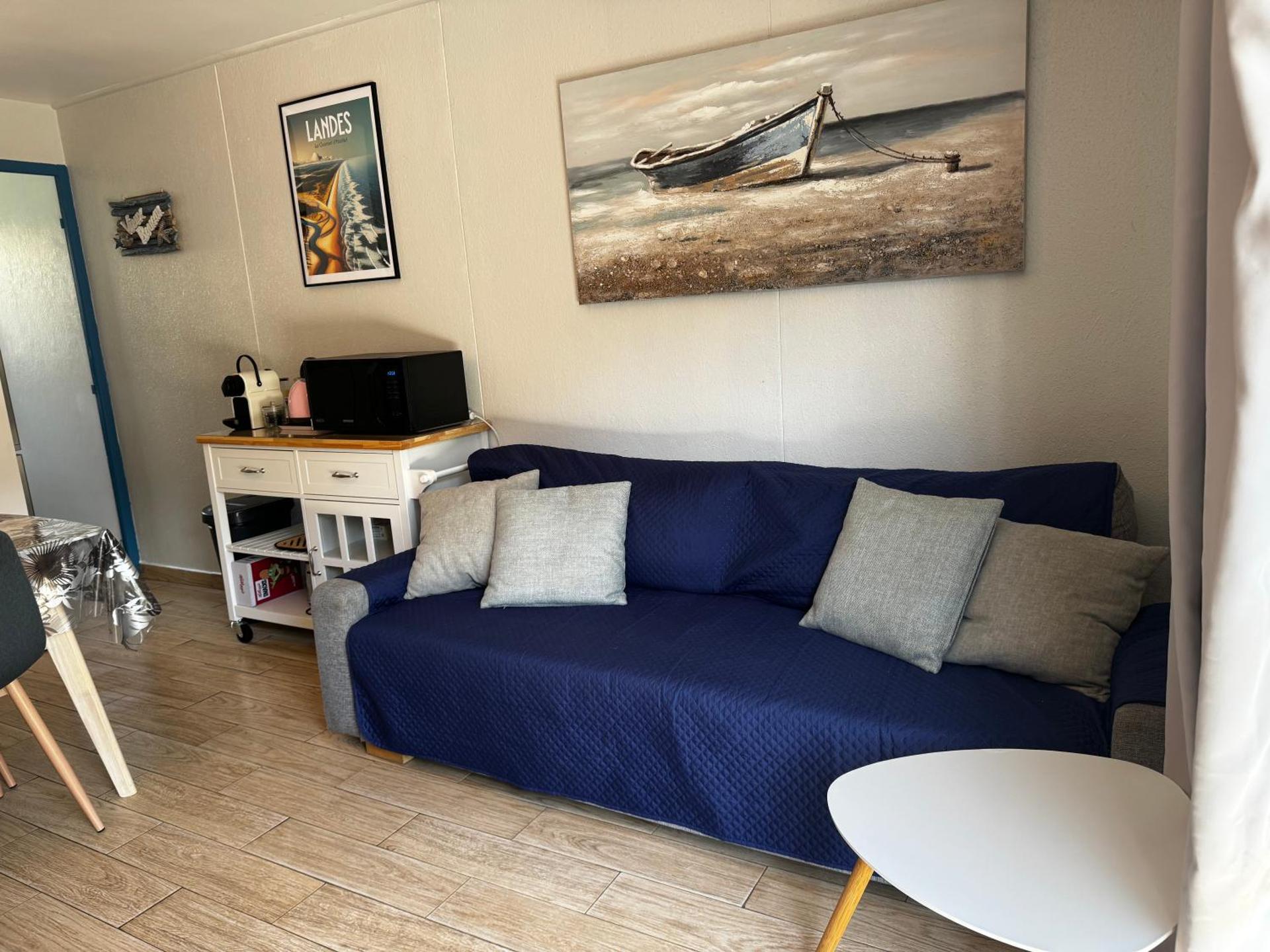 Maisonnette au calme, T3, 6 pers résidence avec piscine et wifi privée proche lac et océan