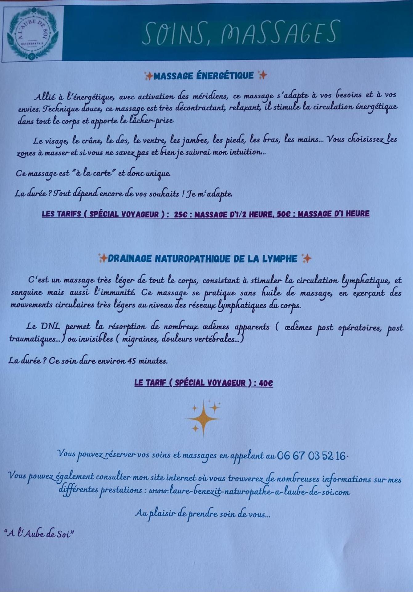 Le "Refuge" douillet, chaleureux, soins bien-être