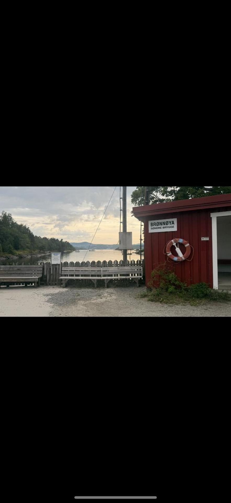 Beachfront apartment with private swimming dock