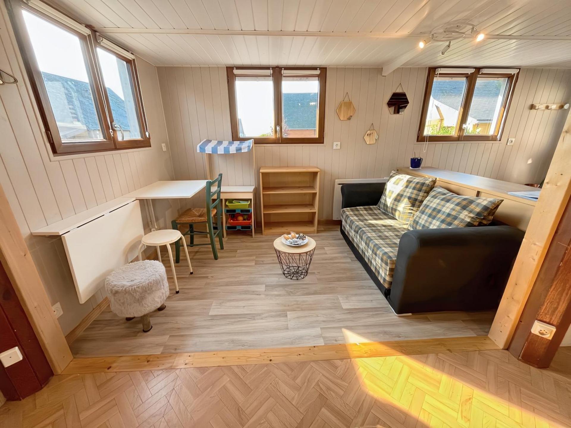 Chaleureux chalet à 3 minutes à pied de la mer - Parking gratuit