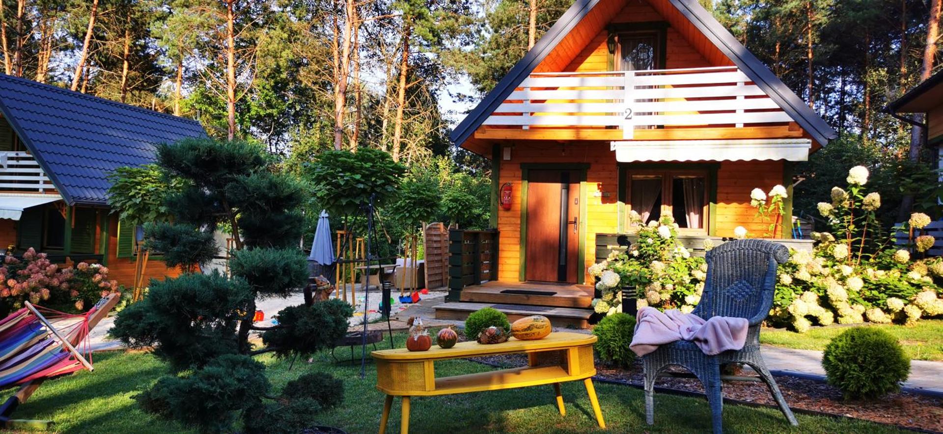 Domki całoroczne z baliami i sauną Leśny Czar