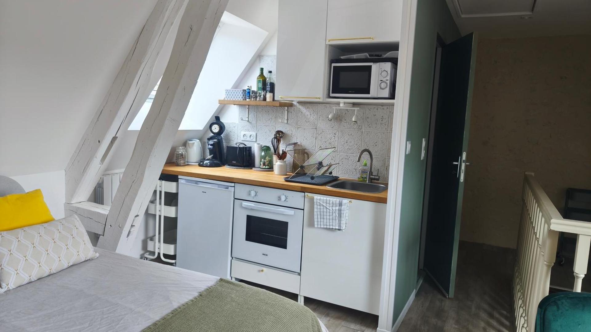 Appartement cosy et calme, vue sur le château