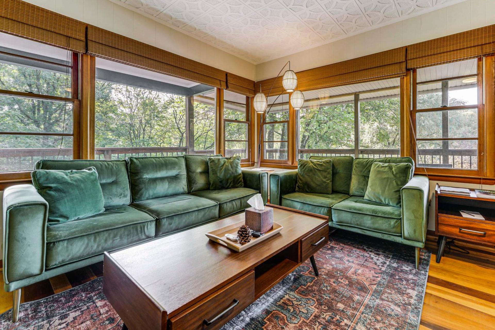 Sylva Riverfront Cabin Near WCU Pet-Friendly!