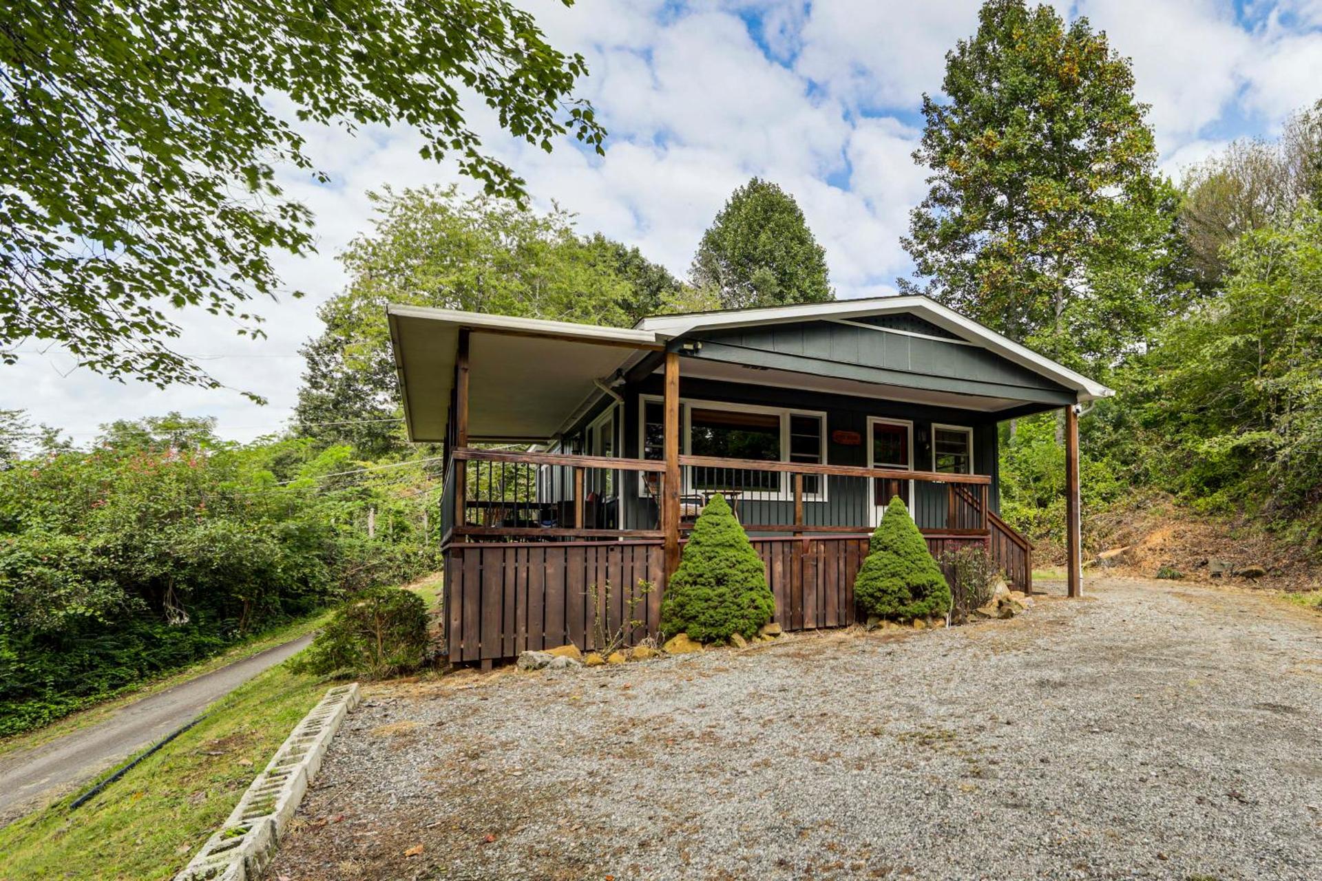 Sylva Riverfront Cabin Near WCU Pet-Friendly!