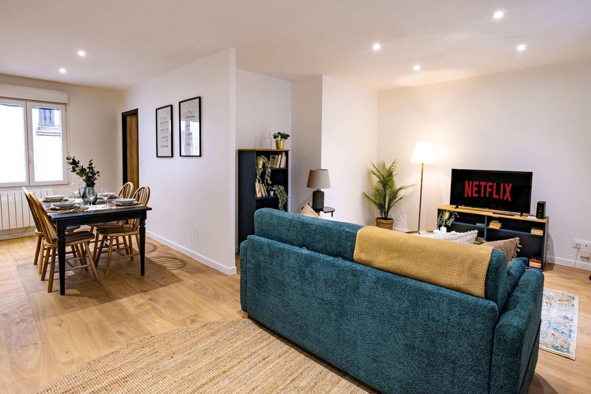 Appartement neuf 1BR 4 pers Proche metro