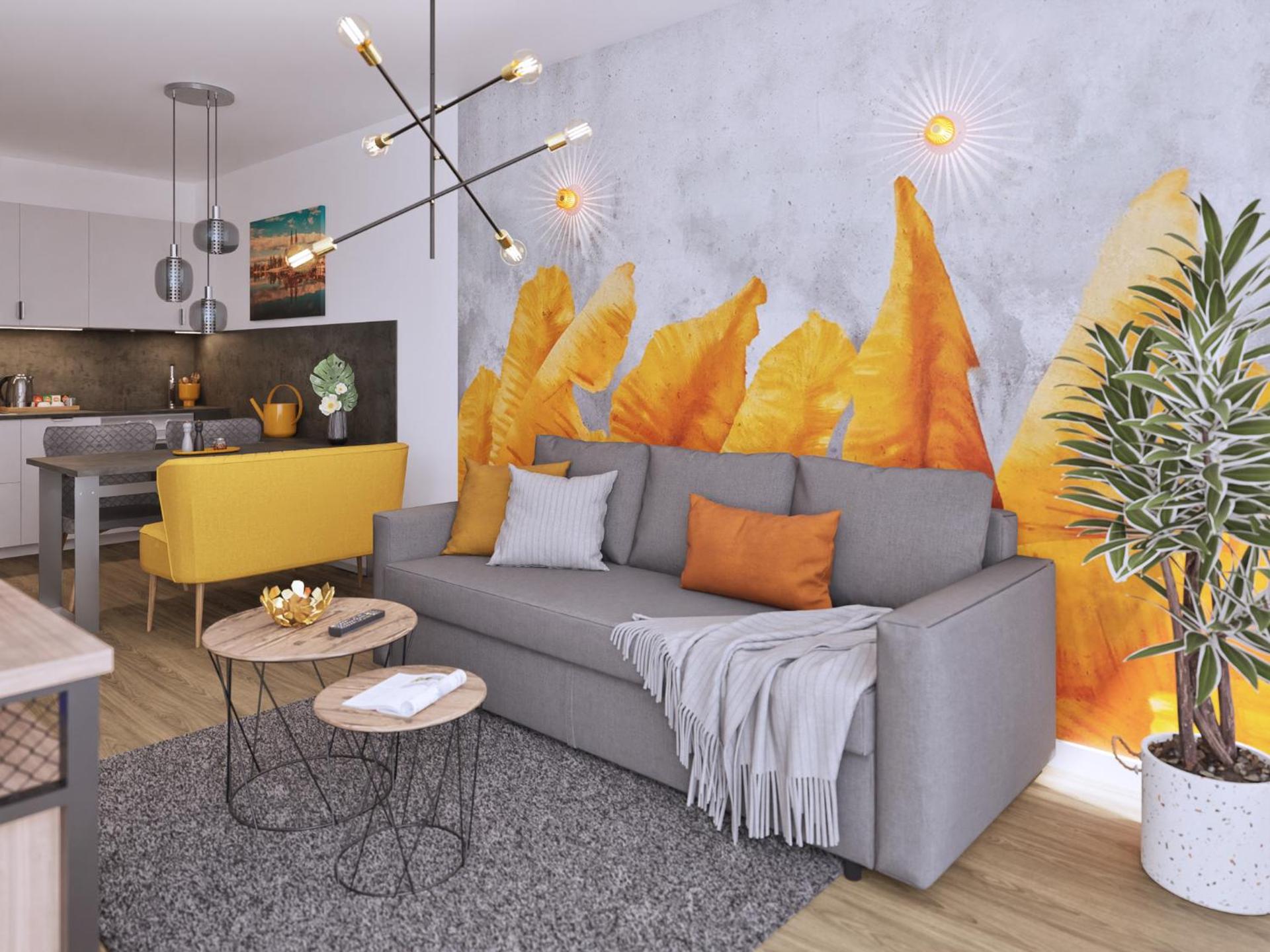 One-Bedroom Apartment with Lake View