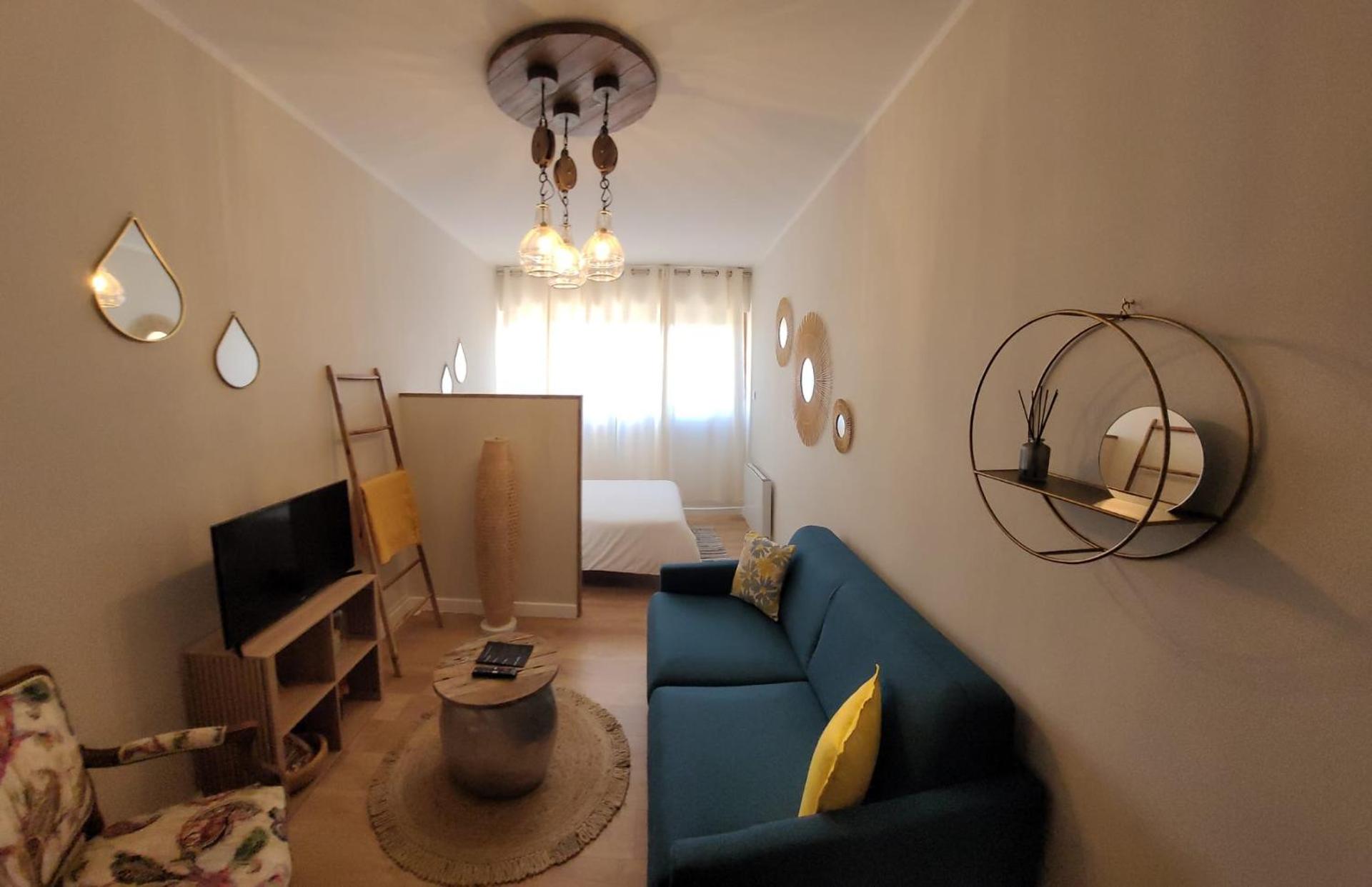 Charmant studio vue mer / parking / plage à 200m