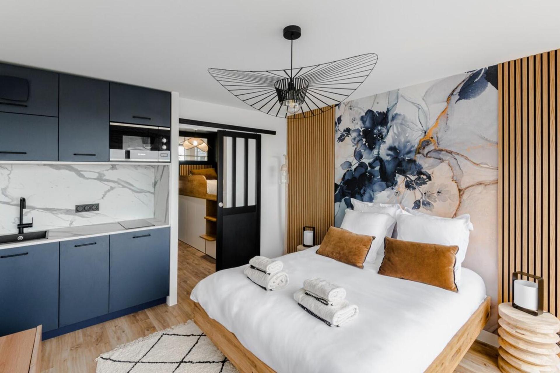 Horizon bleu depuis un studio unique