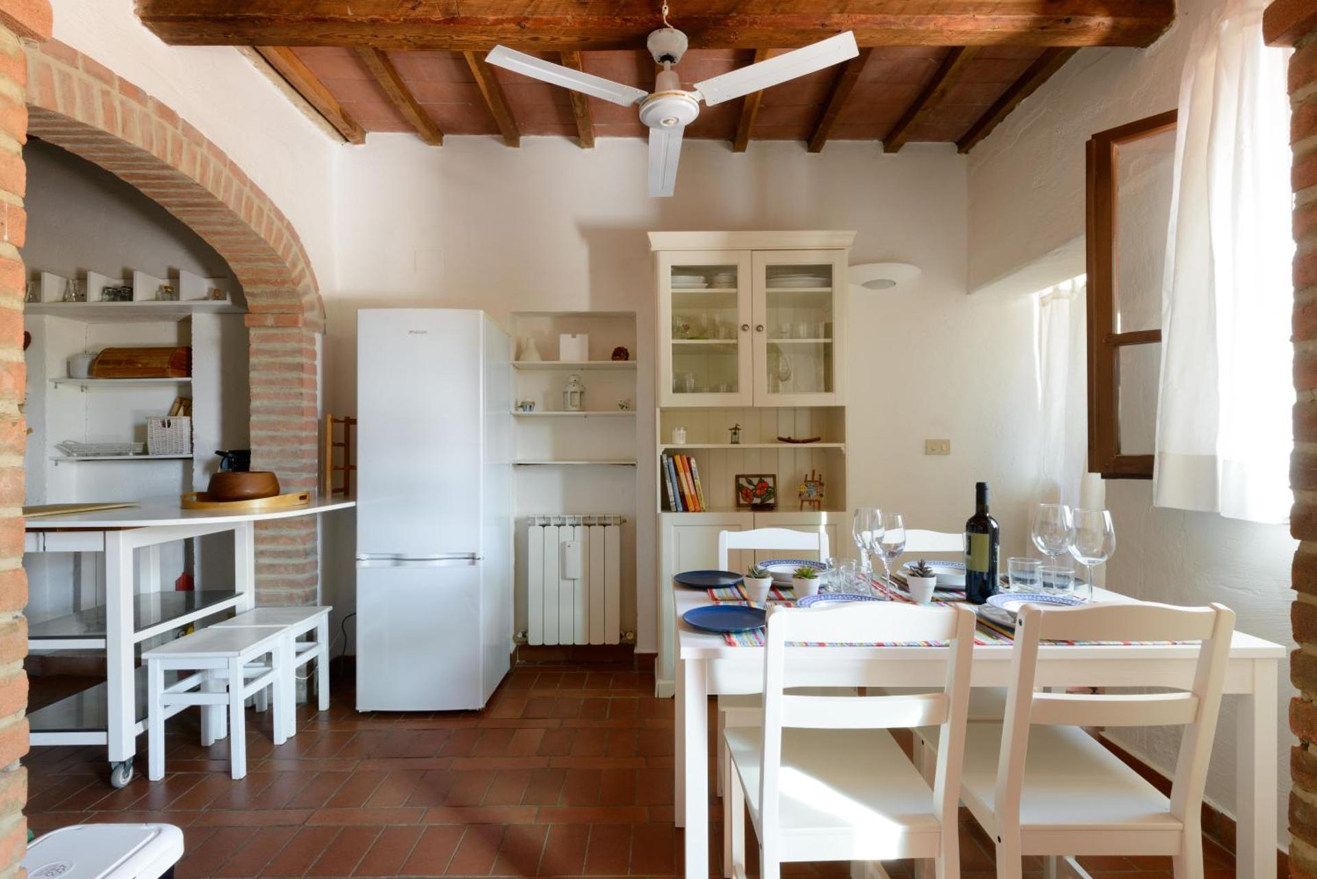 Alloggio Val D'orcia con Balcone Panoramico 6' Posti Letto