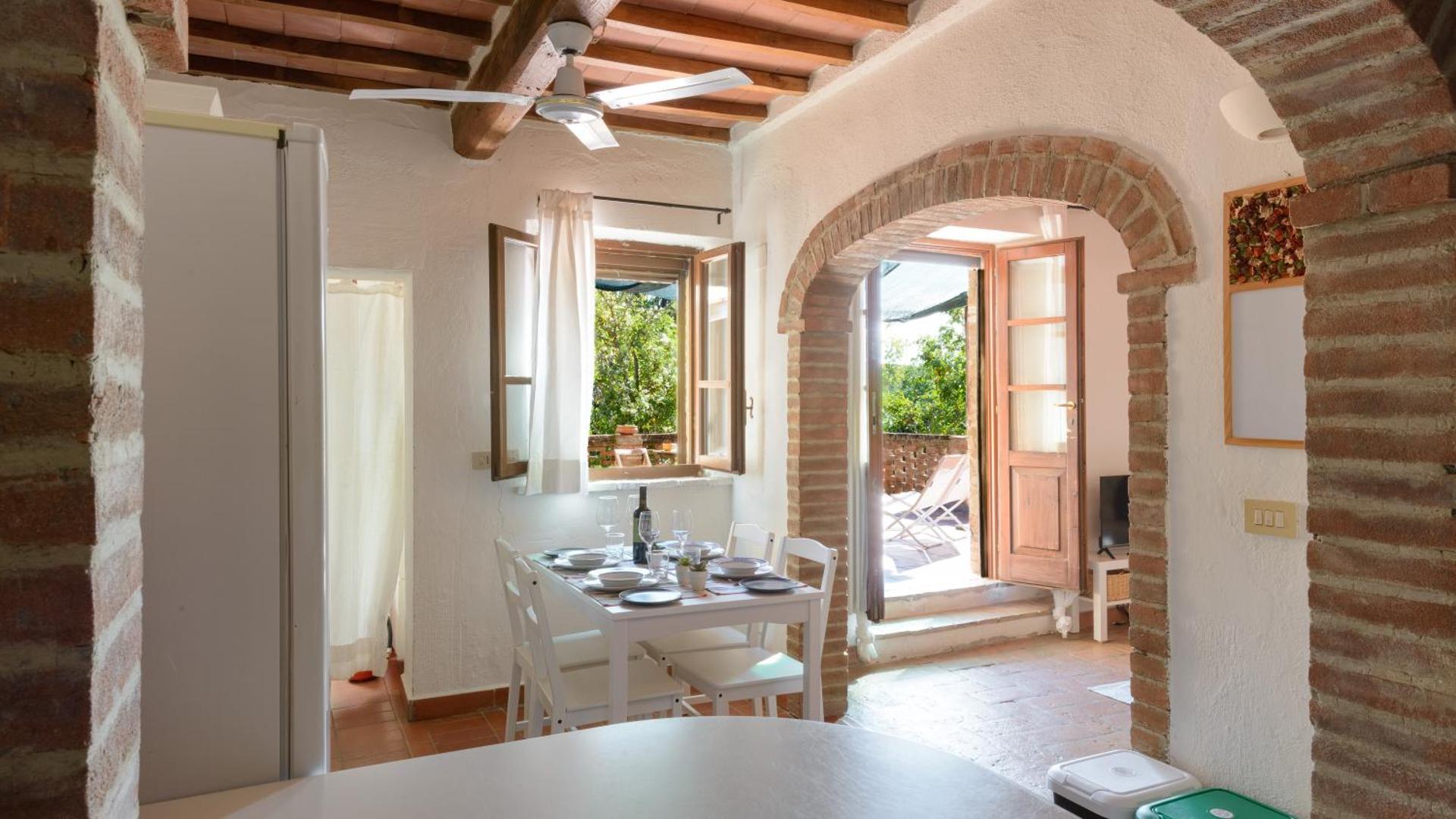 Alloggio Val D'orcia con Balcone Panoramico 6' Posti Letto