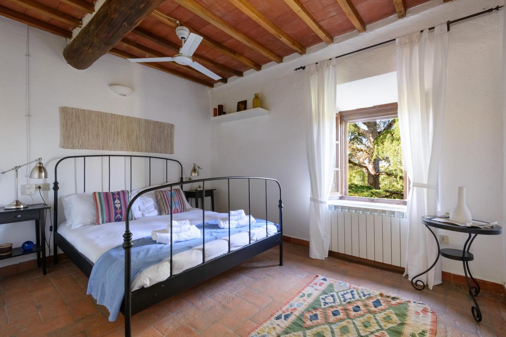 Alloggio Val D'orcia con Balcone Panoramico 6' Posti Letto