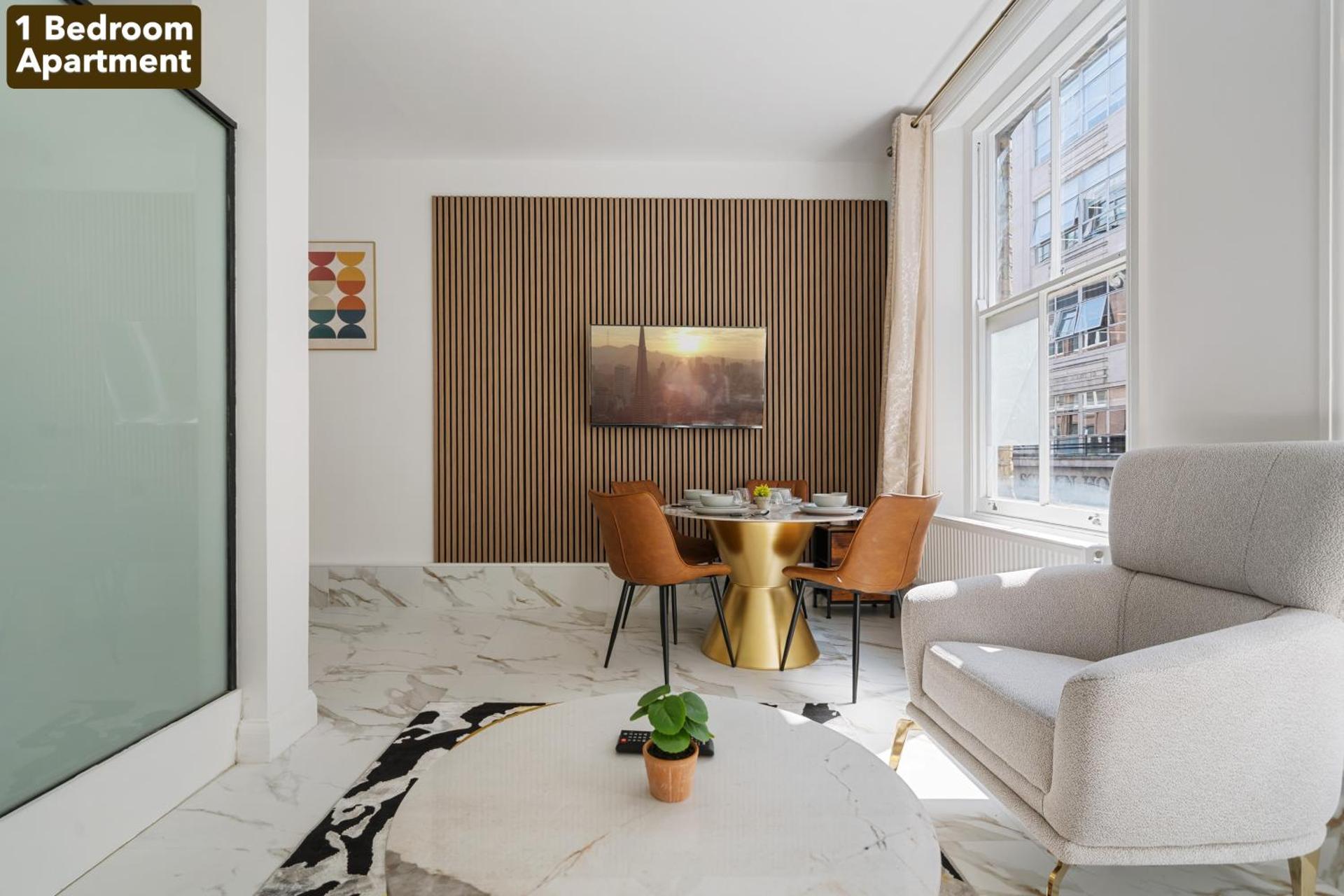 Wardour Street Soho Modern Studio, 1 and 2 Bedroom Apartments