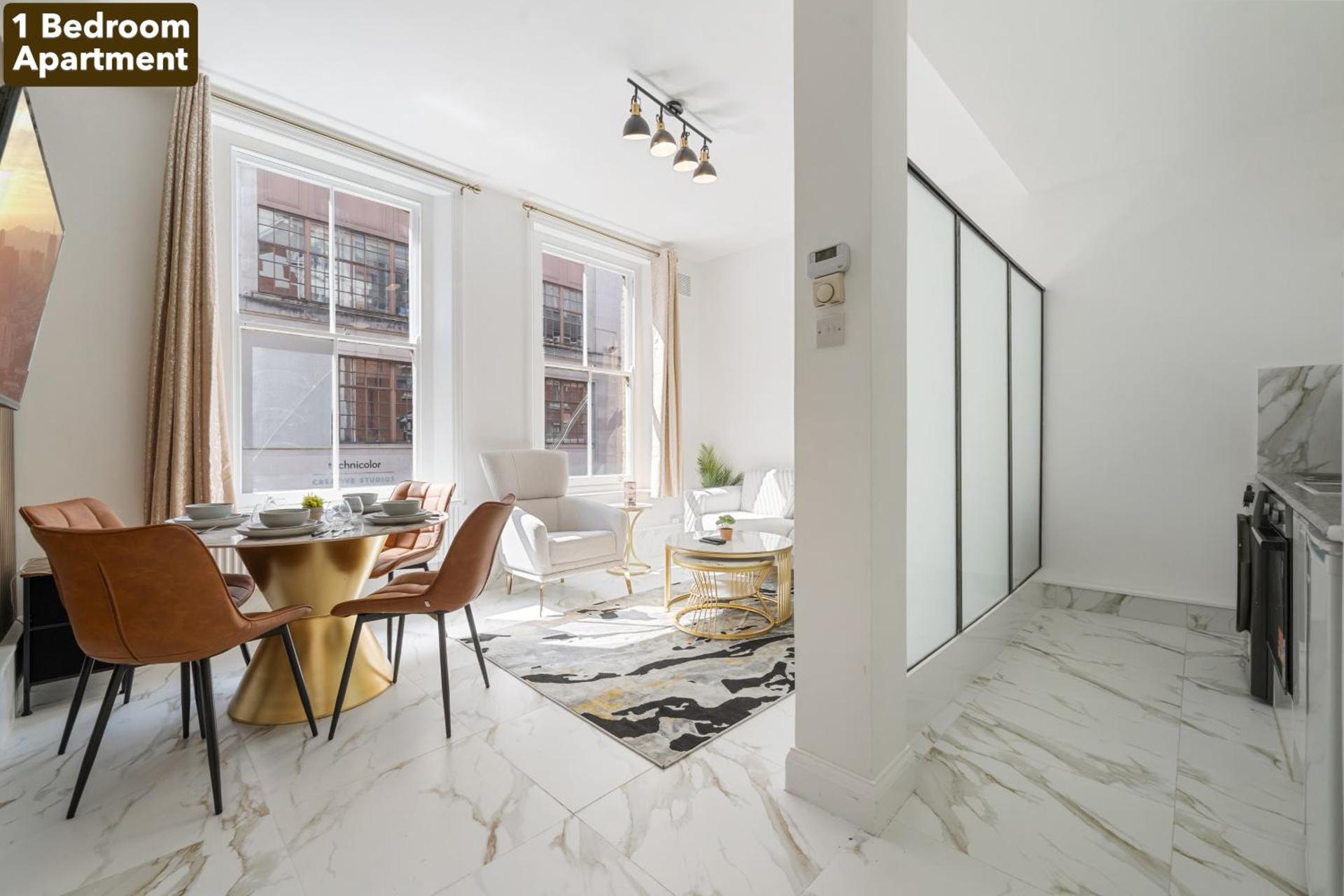Wardour Street Soho Modern Studio, 1 and 2 Bedroom Apartments