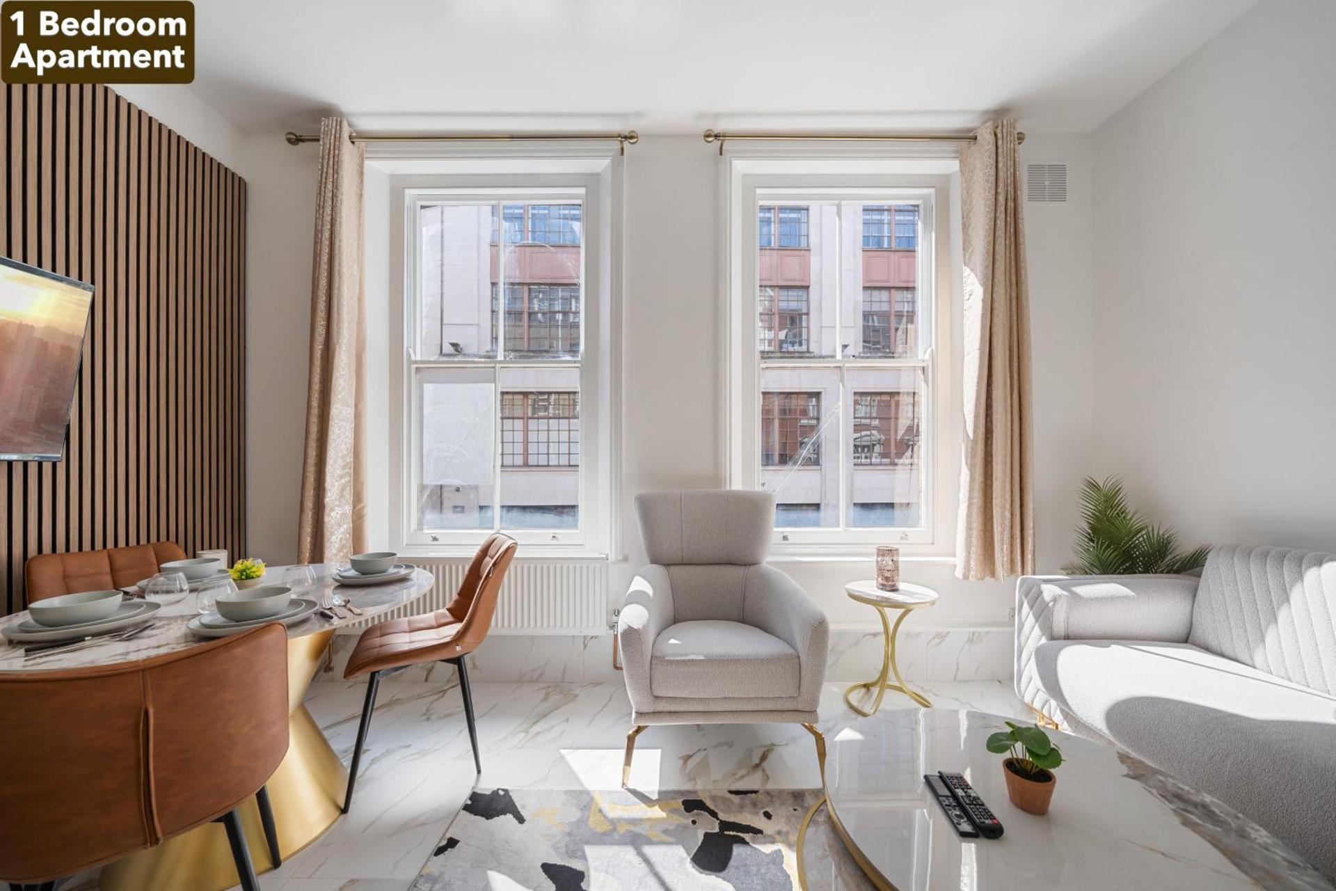 Wardour Street Soho Modern Studio, 1 and 2 Bedroom Apartments
