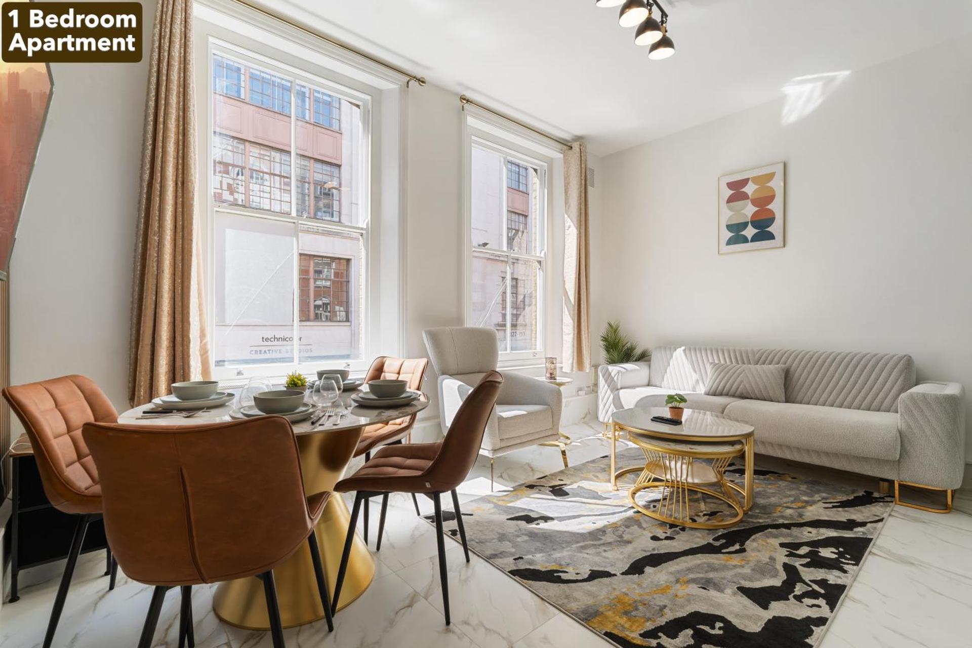 Wardour Street Soho Modern Studio, 1 and 2 Bedroom Apartments