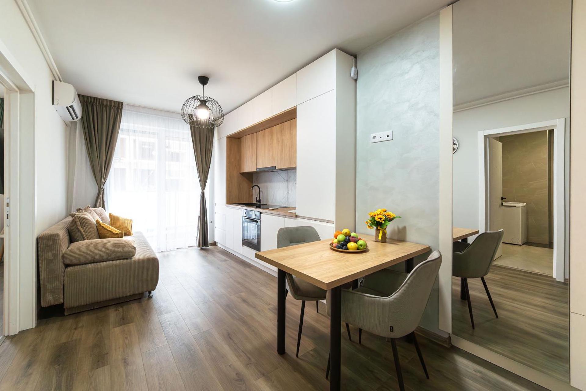 Appartamento con 1 Camera da Letto con Balcone e Vista Città