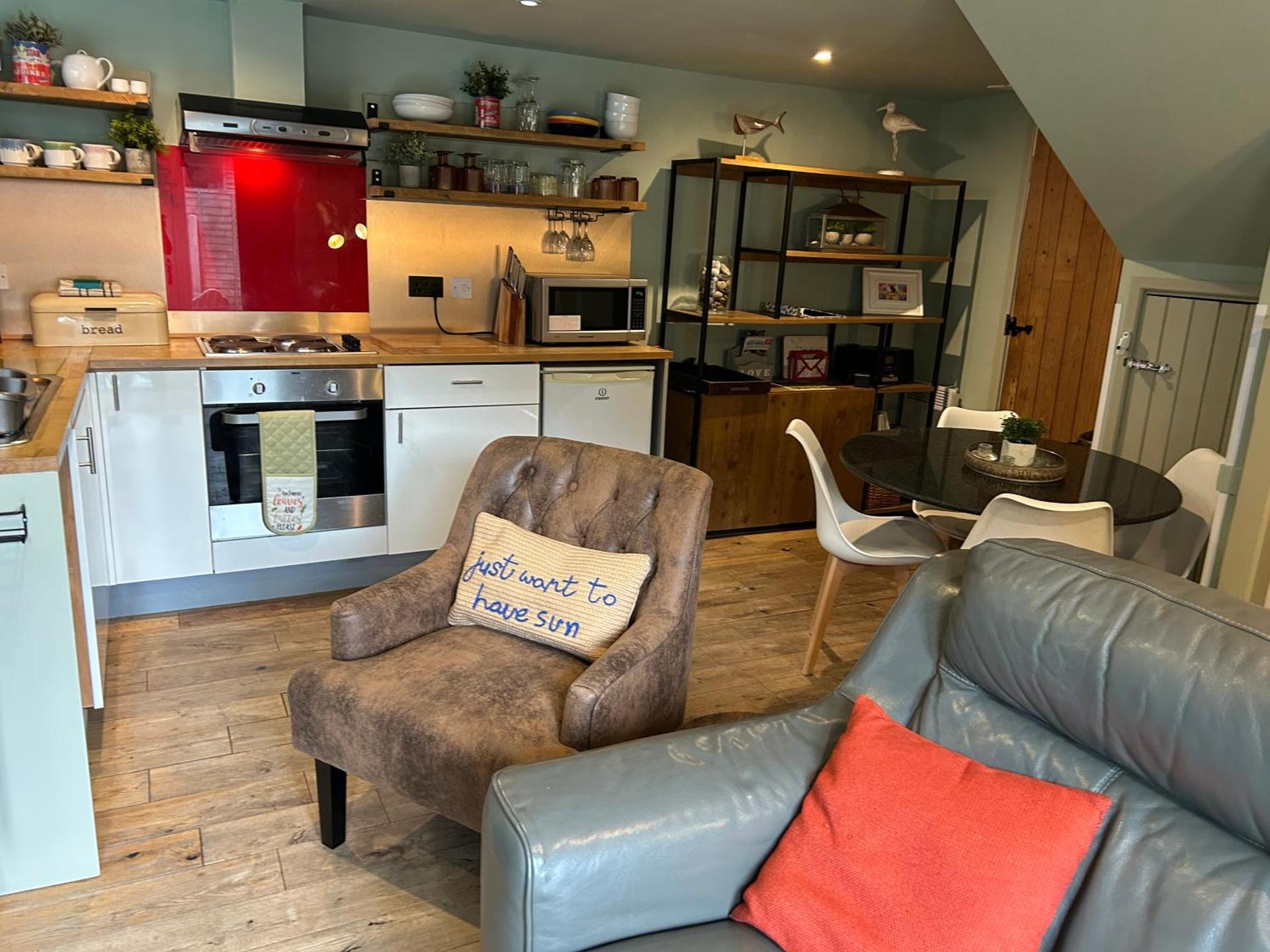 Beach hut seaside cottage