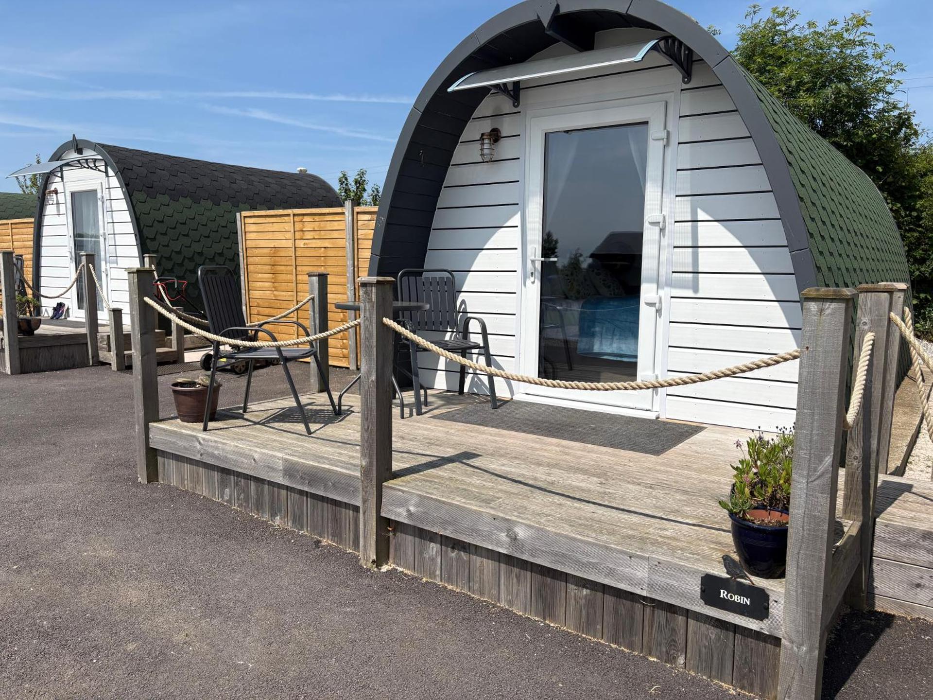 Cosy Glamping Pod with Ensuite WC Near Kingsbridge & Salcombe