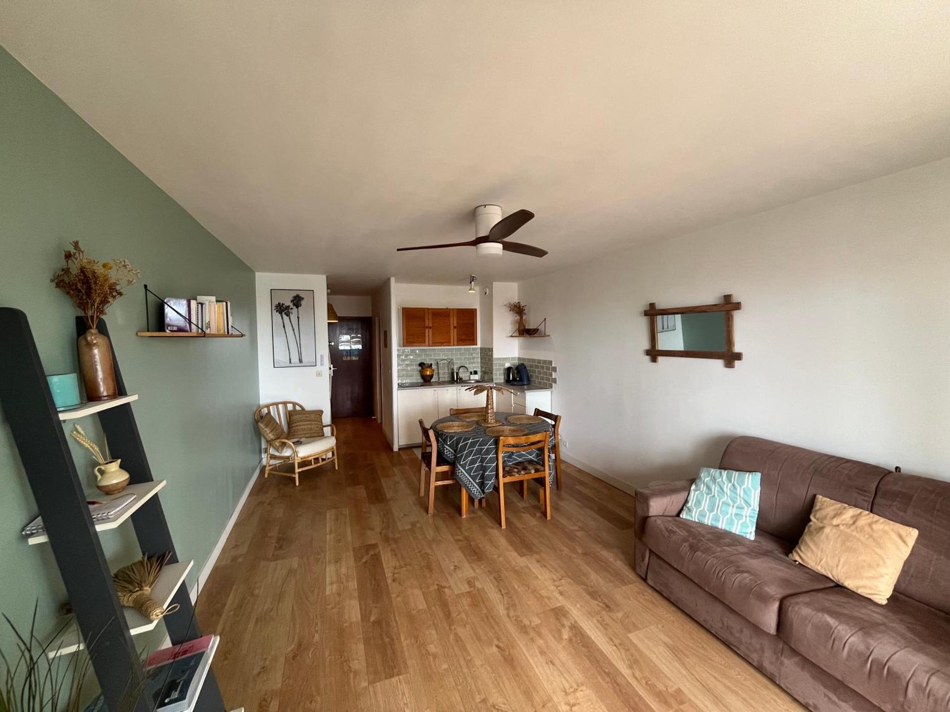 "Les Palmiers" Studio spacieux vue mer Terrasse & Parking