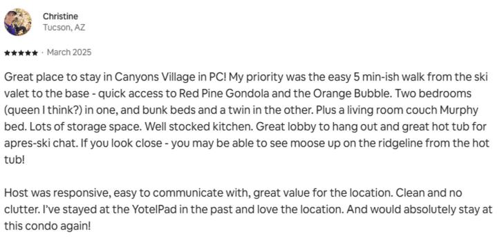 Park City Slope Side - Canyons